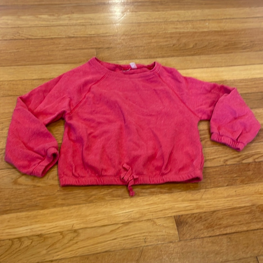 Zella, girls sweatshirt, red, size XS (5/6)
